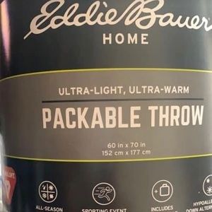 Packable throw